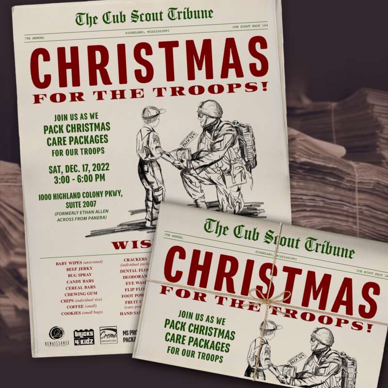 Christmas for the Troops Poster