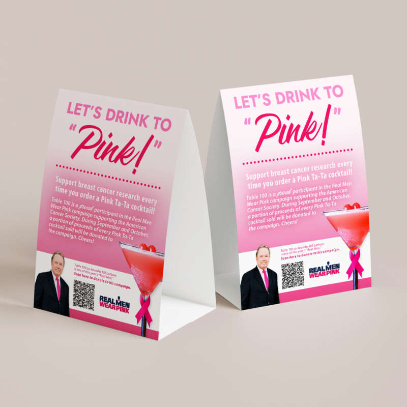 Table 100 Table Tents