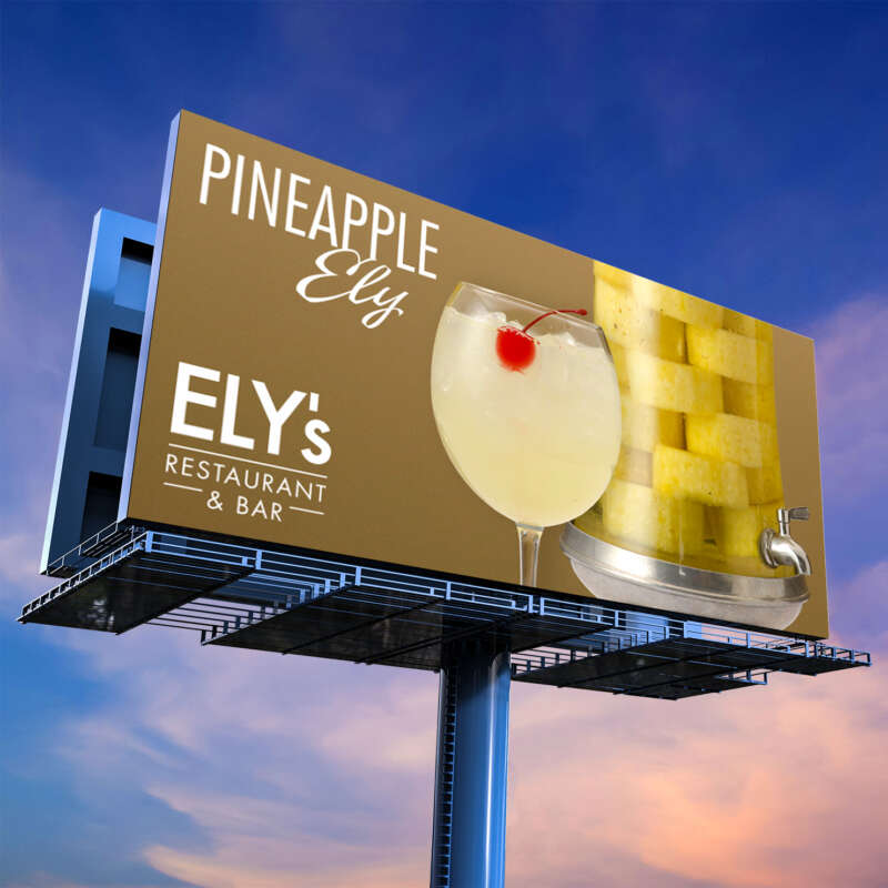 Ely's Restaurant Billboard