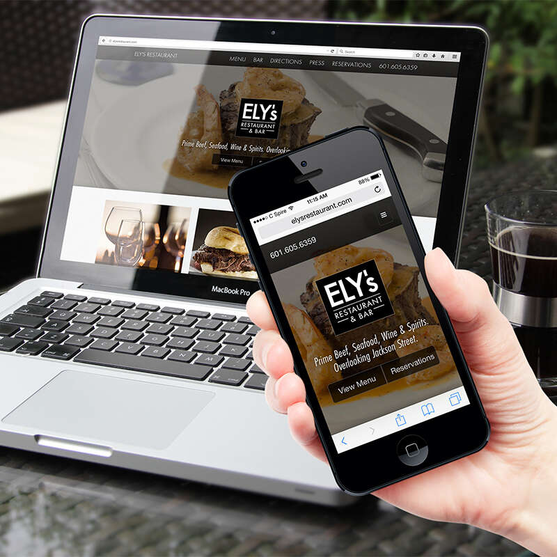 Ely's Restaurant Website