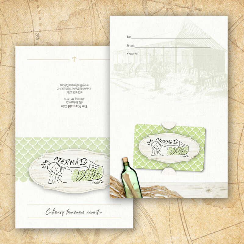 Mermaid Cafe Gift Cards & Presenters
